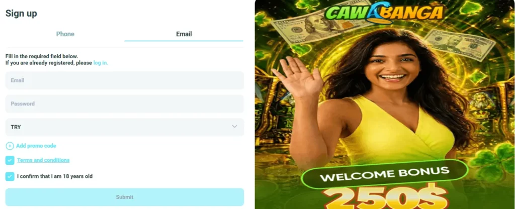 How to Login to Cawabanga
